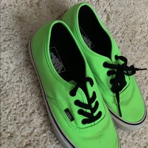 Neon Green Vans